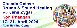 banner, klangtage, jens zygar, sound healing, kho pangan, 2024