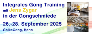 klangtage, hohn, gongtraining, goike gong, seminar, jens zygar, gong