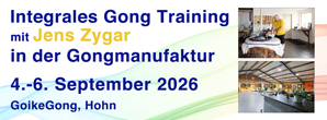 klangtage, hohn, gongtraining, goike gong, seminar, jens zygar, gong, 2026